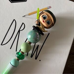 Disney Doorables: Star Wars: Luke Skywalker handmade beaded pen